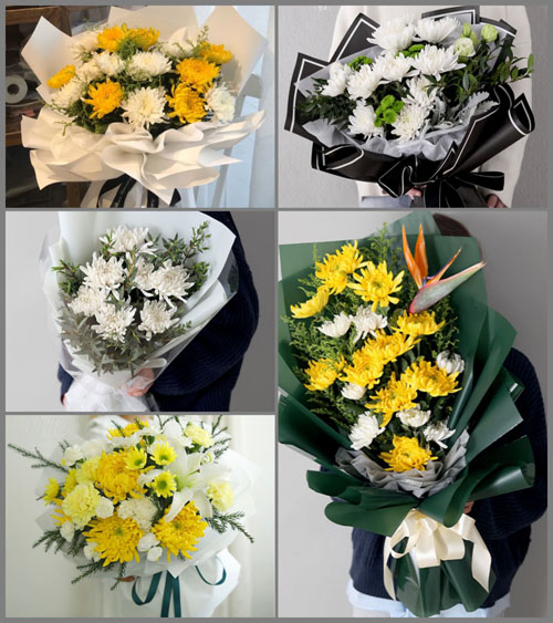 浙江省金华兰溪市女埠街道白事花束代送